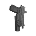 Rounded XFER IWB Holster Ambidextrous Streamlight TLR-1 Kydex Black - Rounded