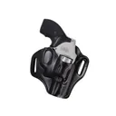 Bianchi 57 Remedy OWB Holster Right Hand S&W J Frame Leather Black - Bianchi Holsters