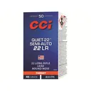 CCI Quiet Semi-Auto 22LR Ammo 45 Grain Round Nose Box of 500 (10 Boxes of 50) - CCI