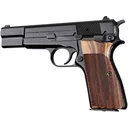 Hogue Fancy Hardwood Grips for Browning Hi-Power Checkered Goncalo Alves - Hogue