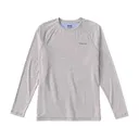 Orvis Men's Dricast Long Sleeve Crew Neck Shirt Light Gray Heather 2XL - Orvis