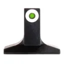 Novak Suppressor 1911 Front Night Sight Novak Cut .075" Depth .280" Height Steel Black with Green Tritium Dot - Novak