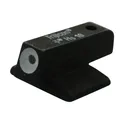 Novak Mega Dot 1911 Front Night Sight Novak Cut .075" Depth .180" Height .125" Width Steel Blue with Green Tritium Dot - Novak