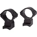 Talley Lightweight 2-Piece Scope Mount 30mm Rings Extended Front and Rear A17, A22, Axis Savage 10 Through 16, 110 Through 116 Round A17, A22, Axis (8-40 Screws) Matte Black Medium - Talley