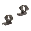 Talley Lightweight 2-Piece Scope Mount 1" Extended Rings Savage 10 Through 16, 110 Through 116 Flat Rear (6-48 Screws) Matte Black Low - Talley Manufacturing