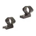 Talley Lightweight 2-Piece Scope Mount 30mm Rings Extended Savage Model 110-111-112-114-116 Flat Rear (6-48 Screws) Matte Black Low - Talley Manufacturing