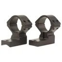 Talley Lightweight 2-Piece Scope Mount 30mm Rings Extended Savage Model 110-111-112-114-116 Flat Rear (6-48 Screws) Matte Black High - Talley Manufacturing