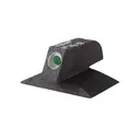 Kensight 1911 Front Night Sight Novak Cut Contoured Base .200" Height .115" Width Steel Black with Green Tritium Dot - Kensight