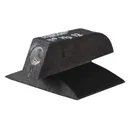 Kensight 1911 Front Night Sight Novak Cut Contoured Base .160" Height .115" Width Steel Black with Green Tritium Dot - Kensight