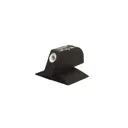 Kensight 1911 Front Night Sight Novak Cut Contoured Base .230" Height .115" Width Steel Black with Green Tritium Dot - Kensight
