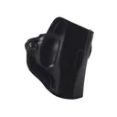 DeSantis Gunhide Mini Scabbard OWB Holster Right Hand Ruger EC9S, LC380, LC9, LC9S Leather Black - DeSantis Holsters