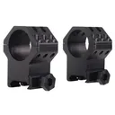 Weaver Tactical 6 Hole Weaver 1" Scope Rings Matte Black Ultra-High - Weaver Scope Mounts