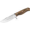 Boker Knives Walnut Drop Fixed Blade Knife 4.25" Drop Point Sandvik 14C28N Satin Blade Walnut Handle - Boker Knives
