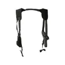 Uncle Mike's Pro-Pak Horizontal Shoulder Holster Ambidextrous Small Frame 5-Round Revolver with Hammer 2" Nylon Black - Uncle Mikes