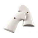 Hogue Grips for Ruger Bisley, Bisley Vaquero Ivory Polymer - Hogue