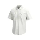 Huk Men's Tide Point Short Sleeve Shirt White 2XL - Huk