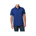 5.11 Men's Marksman Short Sleeve Shirt Blue Mussel XL - 5.11 Tactical