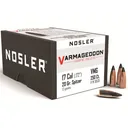 Nosler Varmageddon 17 Caliber (172 Diameter) Bullets 20 Grain Polymer Tip Box of 250 - Nosler