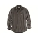 Carhartt Men's Rugged Flex Relaxed Fit Midweight Canvas Long Sleeve Shirt Gravel 2XL Tall - Carhartt