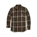 Carhartt Men's Rugged Flex Relaxed Fit Lightweight Long Sleeve Shirt Black 2XL - Carhartt