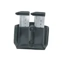 Gould & Goodrich B831-4 Paddle Double Magazine Pouch for Glock 17,19, 20, 21, 22, 23, 26, 27, 29, 30, 31, 32, 33, 34, 35, HK USP 9, 357, 40, 45, Para-Ordnance P10, 12, 13, 14, 15, 16 Leather Black - Gould & Goodrich