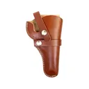 Hunter 1100 Snap-Off OWB Holster Right Hand S&W 10, 12, 13, 64, 65 4" Leather Chestnut - Hunter