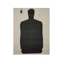 NRA Official Silhouette Target B-27 (35") 50-Yard Paper Black/White 100PK - Nra