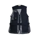 Bob Allen 240M Mesh Back Shooting Vest Right Hand Cotton Twill and Mesh Black XL - Bob Allen