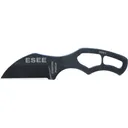 ESEE Knives Gibson Pinch Fixed Blade Knife 1.3" Wharncliffe 1095 Black Blade 1095 Handle Black - ESEE Knives