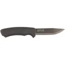 Morakniv Bushcraft Fixed Blade Knife 4.3" Clip Point Carbon DLC Coat Blade Polymer Handle Black - Morakniv