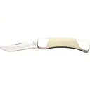Bear & Son WSB05 Pocket Knife 2.75" Clip Point 440HC Satin Blade Bone Handle White - Bear & Son