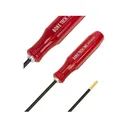 Bore Tech V-Stix 1-Piece Gun Cleaning Rod .270 Caliber & Up 44" 8-32 Thread Coated Steel - Bore Tech