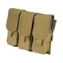 BLACKHAWK! S.T.R.I.K.E. MOLLE M4/M16 Triple Magazine Pouch Holds 6 AR-15 30 Round Magazine Nylon Coyote Tan - Blackhawk