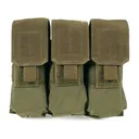 BLACKHAWK! S.T.R.I.K.E. MOLLE M4/M16 Triple Magazine Pouch Holds 6 AR-15 30 Round Magazine Nylon Olive Drab - Blackhawk