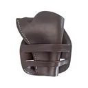 Hunter 1094 Sheriff's Model OWB Holster Right Hand Colt Single Action Army, Ruger Vaquero 3" to 4" Leather Antique Brown - Hunter Company