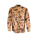 Browning Men's  Wasatch CB Long Sleeve Shirt Vintage Tan Large - Browning