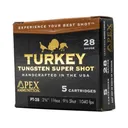 Apex Turkey TSS 28 Gauge Ammo 2-3/4" #9 Tungsten Shot 1-3/8 oz Box of 5 - Apex Ammunition