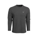 Vortex Optics Men's Front Country Thermal Long Sleeve Crew Neck Shirt Charcoal Large - Vortex