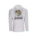 Simms Men's Tech Artist Series Hoodie Sterling/Bass Medium - Simms
