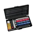 Lansky Universal Knife Sharpening System with Medium Serrated, Coarse, Medium and Fine Hones - Lansky