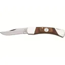 Bear & Son Heritage Pocket Knife 2.75" Drop Point 1095 Satin Blade Walnut Handle - Bear & Son