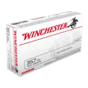 Winchester White Box USA 357 Sig Ammo 125 Grain Full Metal Jacket Box of 50 - Winchester