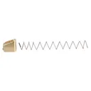 Taylor Freelance Extended Magazine Base Pad for Glock 17, 22, 24, 26, 27,31, 32, 33, 34, 35, 37 +5 9mm, +4 40 S&W Brass with Spring - Taylor Freelance