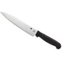 Spyderco Lightweight Kitchen Utility Knife 6.5" Clip Point MBS-26 Stainless Satin Blade Fiberglass Reinforced Nylon (FRN) Handle Black - Spyderco