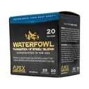 Apex Waterfowl TSS/S3 Steel Blend 20 Gauge Ammo 3" #2 and #7-1/2 Steel and Tungsten Shot 1-1/8 oz Box of 25 - Apex Ammunition