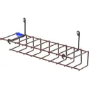 Rack'Em Racks 9 Pistol Add-On Pistol Rack with Mount Anywhere Hooks Brown - Rack'em Racks