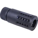 GUNTEC USA Micro Muzzle Brake with Slip Over Barrel Shroud LR-308, AR-10, SR-25 308 Winchester Black - Guntec USA