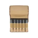 Tuff Products 6-Inline Belt/MOLLE Magazine Pouch Double Stack Pistol Nylon Coyote Brown - Tuff Products