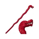 Cold Steel 39" Lucky Dragon Self Defense Walking Stick Polyproplyene Red - Cold Steel