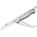 Boker Knives Seenotretter 01 Pocket Knife 3.35" Partially Serrated Drop Point 1.4116 Satin Blade Stainless Steel Handle Stainless - Boker